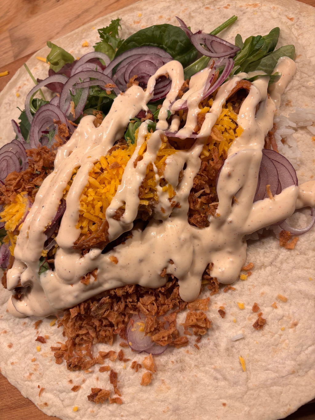 Pulled Pork Wrap